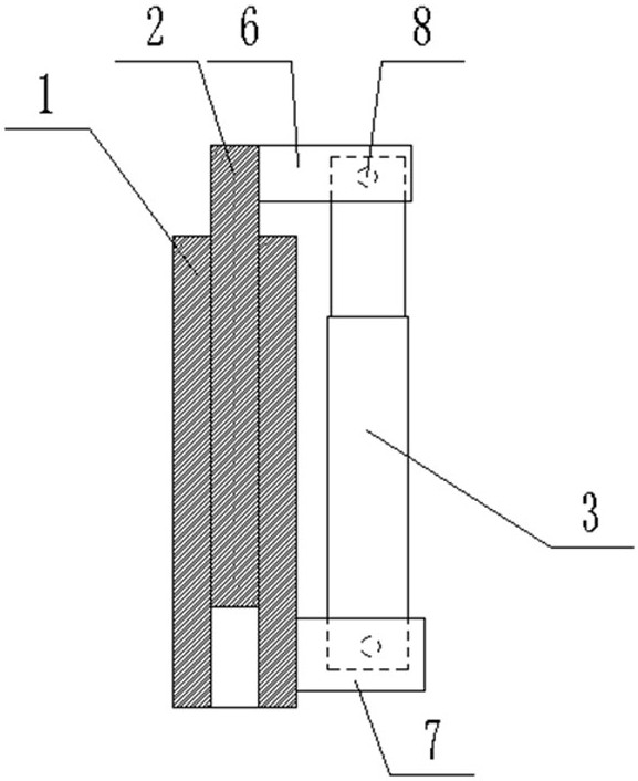 Telescopic high baffle safety protection device for front scraper conveyor head