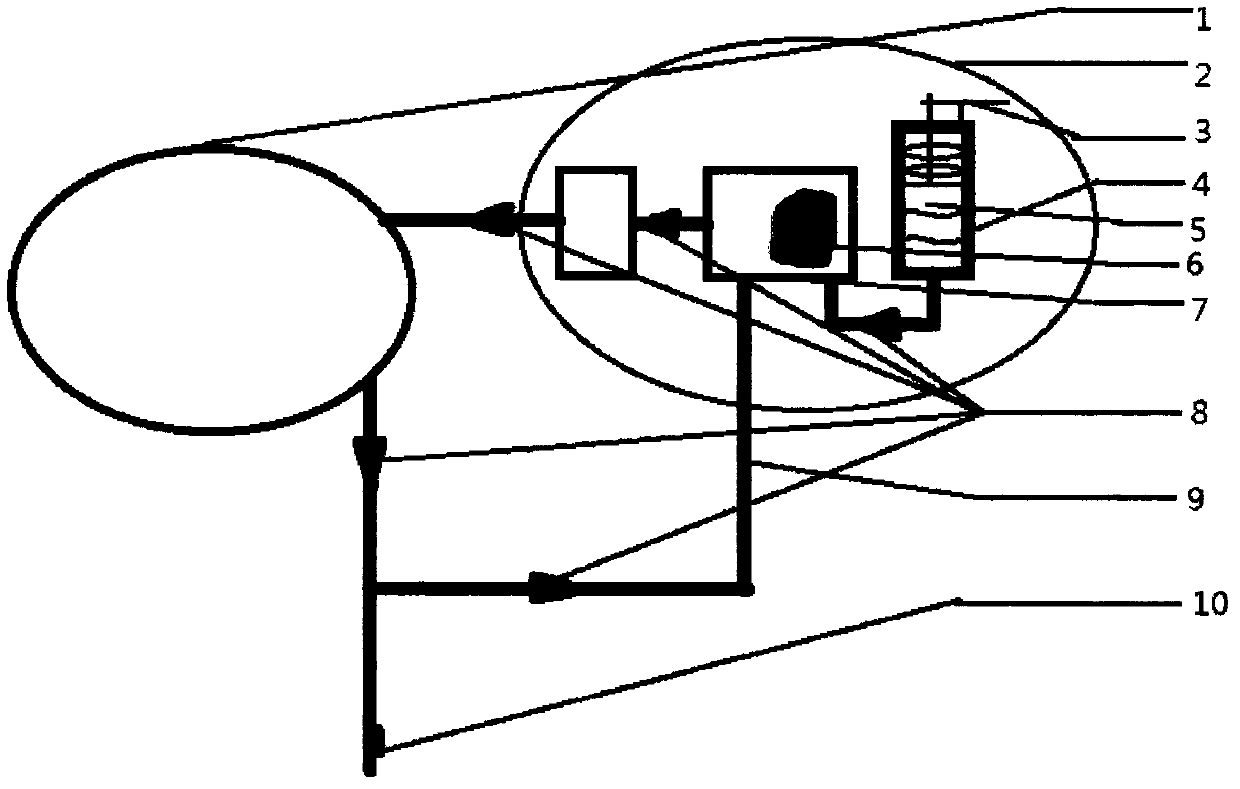 Vehicle-mounted oxygen supply device