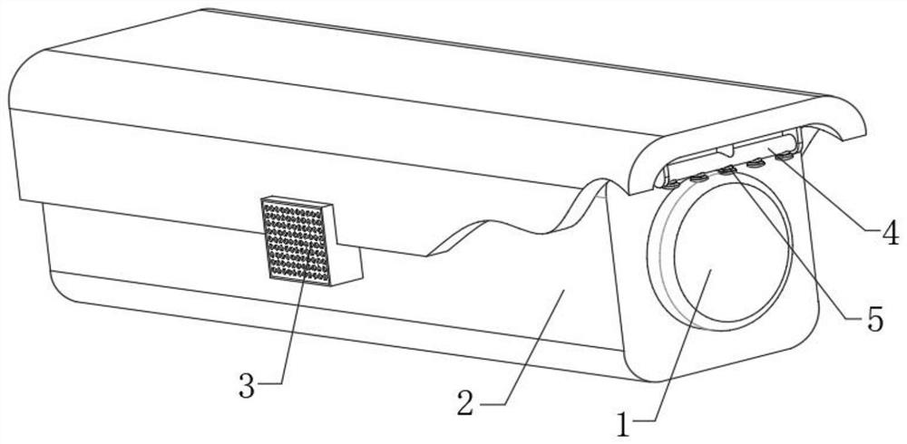 Waterproof intelligent high-definition network camera