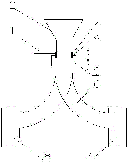 Blanking device for centrifuge