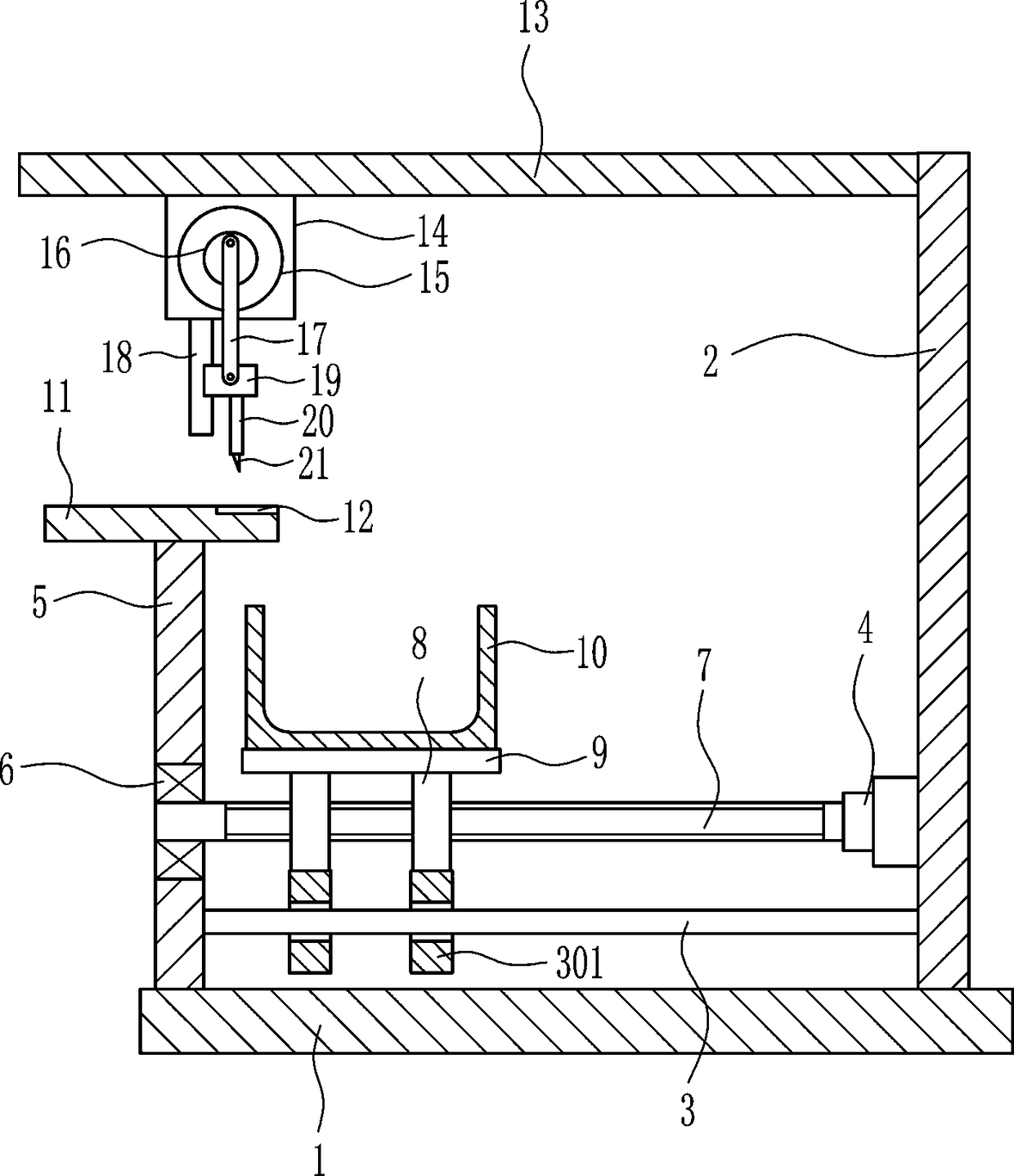 Cutting and compressing device for sweet potato stems and leaves vine used for livestock raising