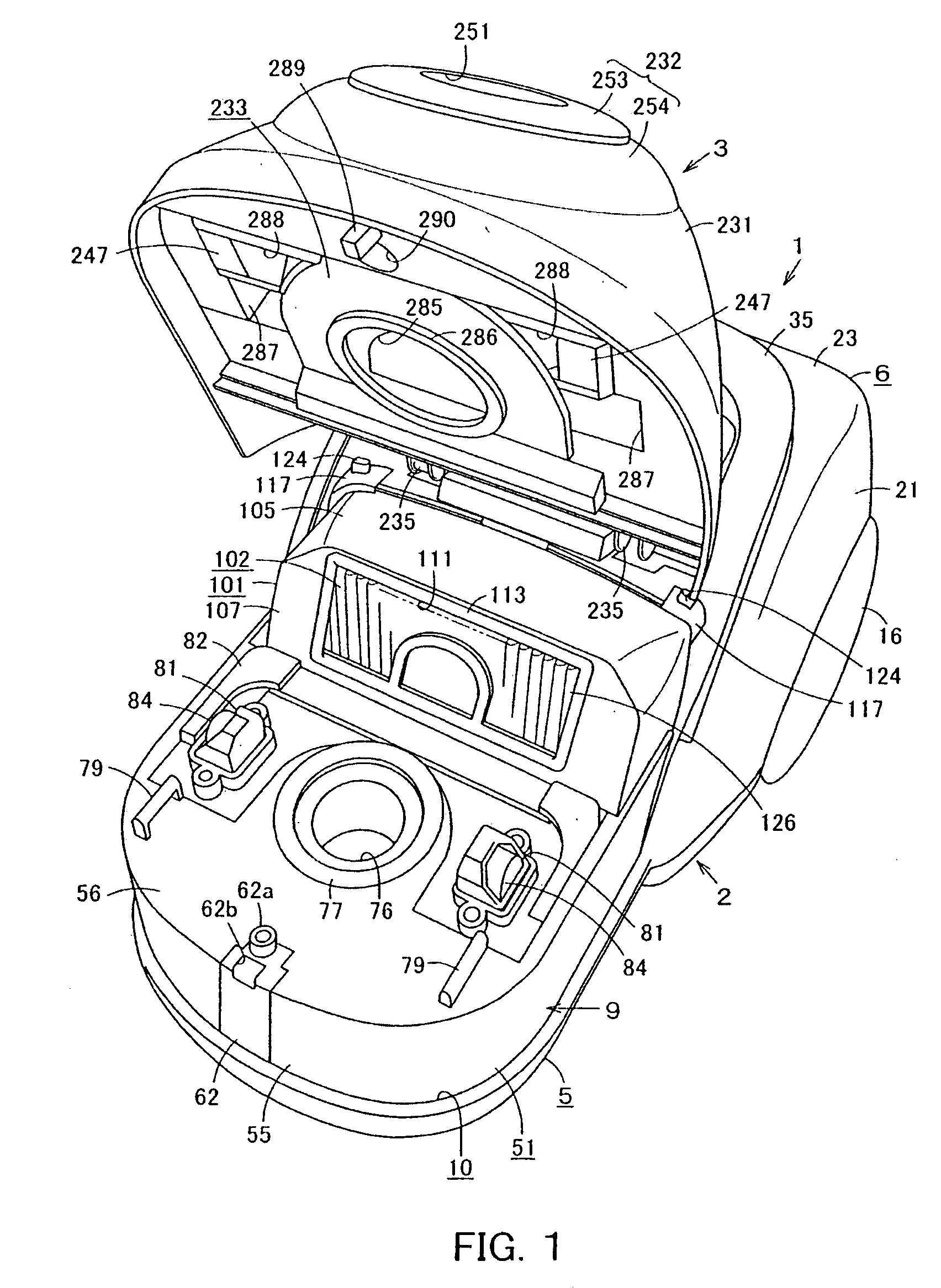 Electric vacuum cleaner