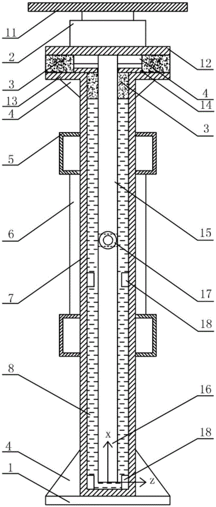 Multi-segment hinged viscous damping wall