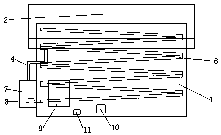 Outdoor power distribution cabinet