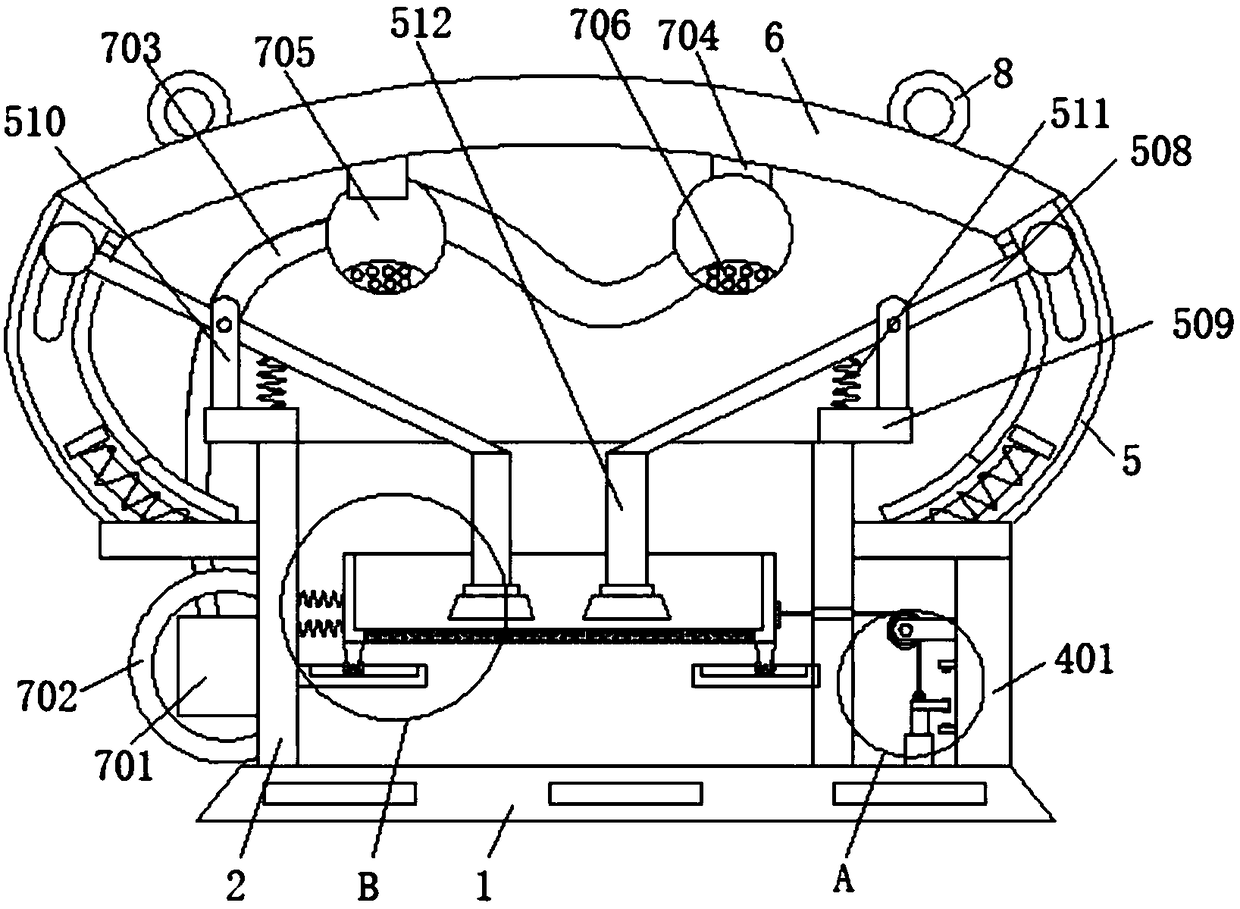 Moxa repeated sieving and pestling device for asshion manufacturing