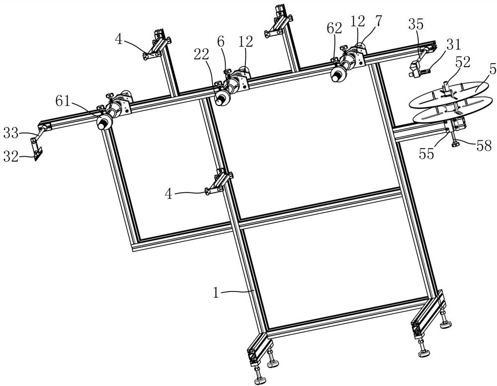 Cloth tube holder for mask production equipment