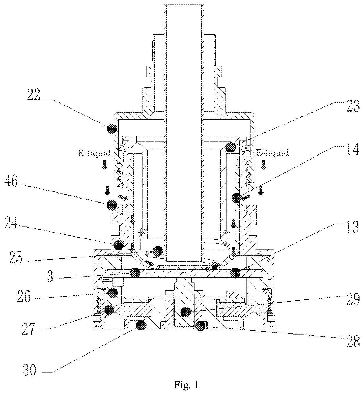 Electronic cigarette atomization core and atomizer