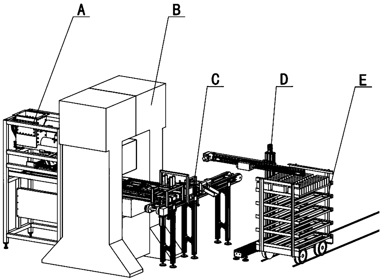 Refractory material full-automatic production line