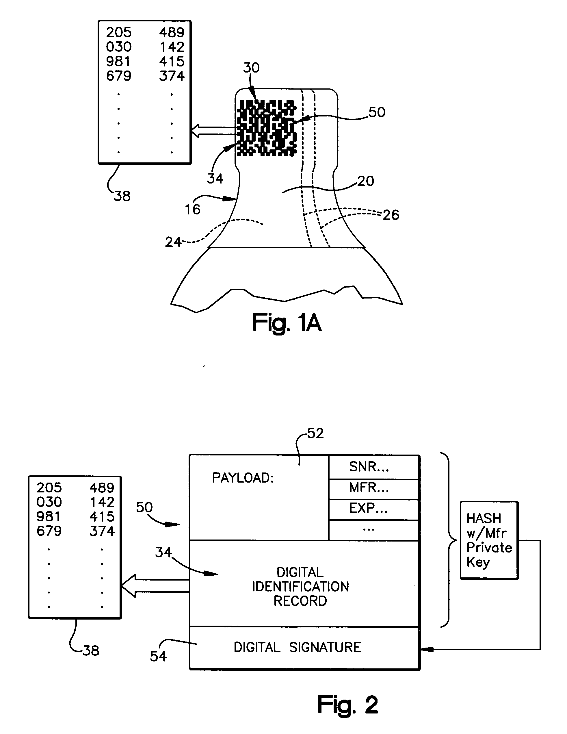 Method of authenticating products using analog and digital identifiers