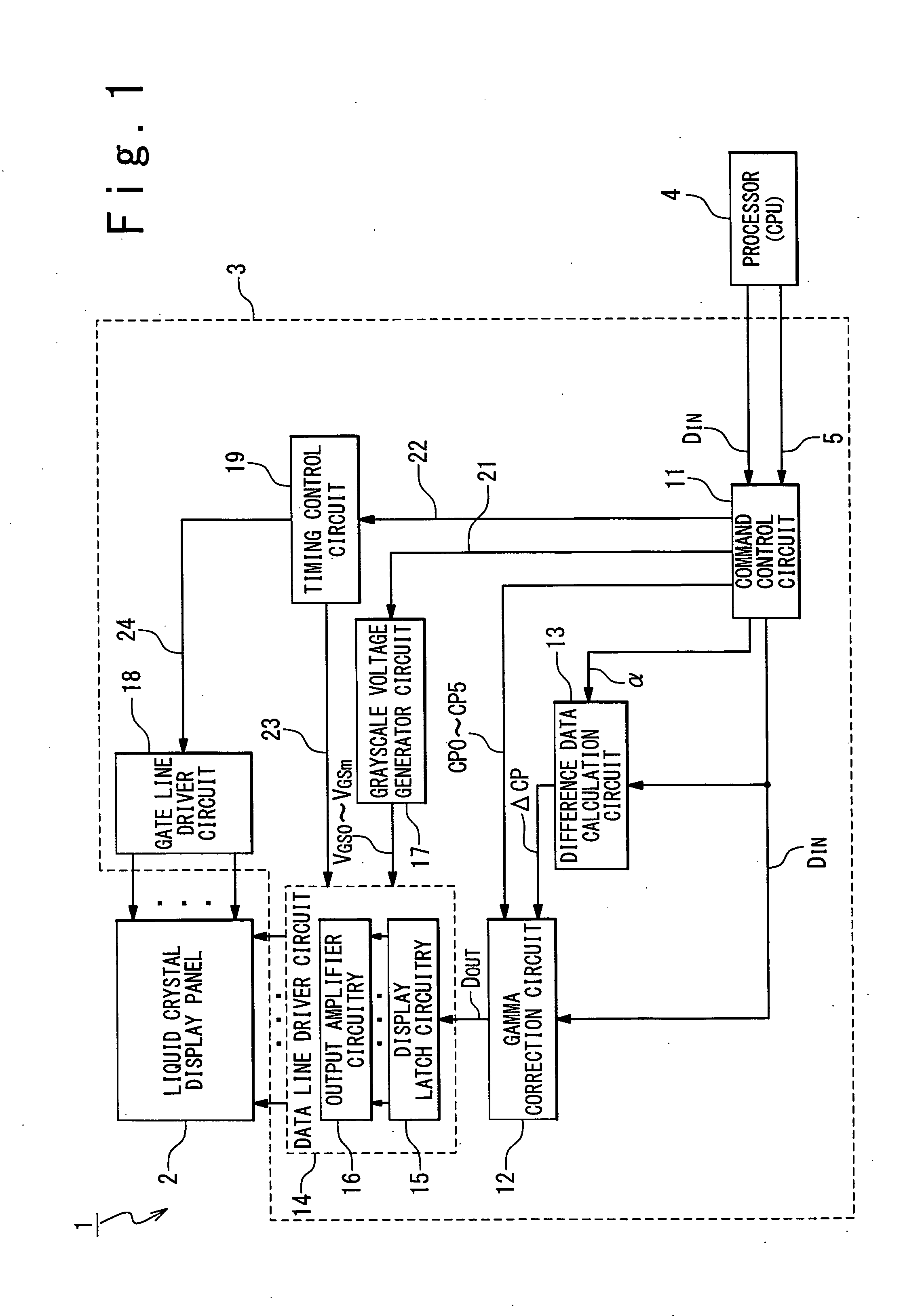 Apparatus for simultaneously performing gamma correction and contrast enhancement in display device