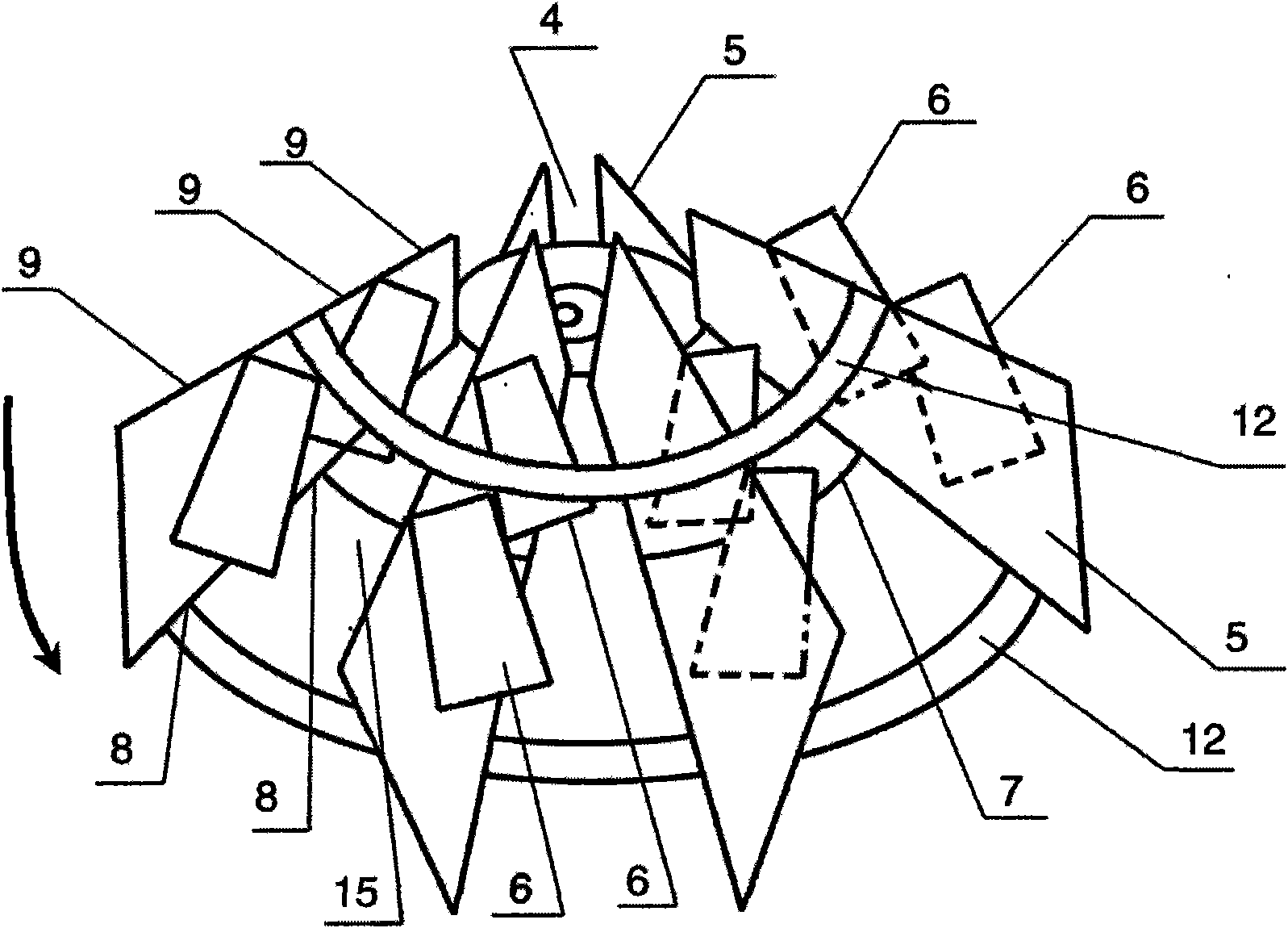 Multifunctional synchronous after flow ventilating compressor