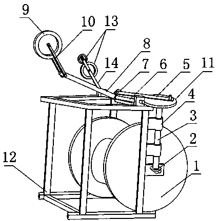 Winding mechanism convenient to obtain compact coil