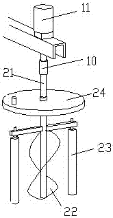 Wood glue stirring device