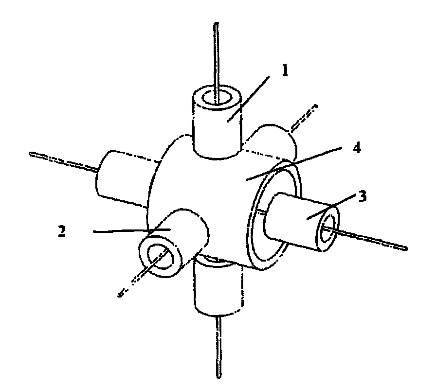 Superconducting magnet generating rotating magnetic field