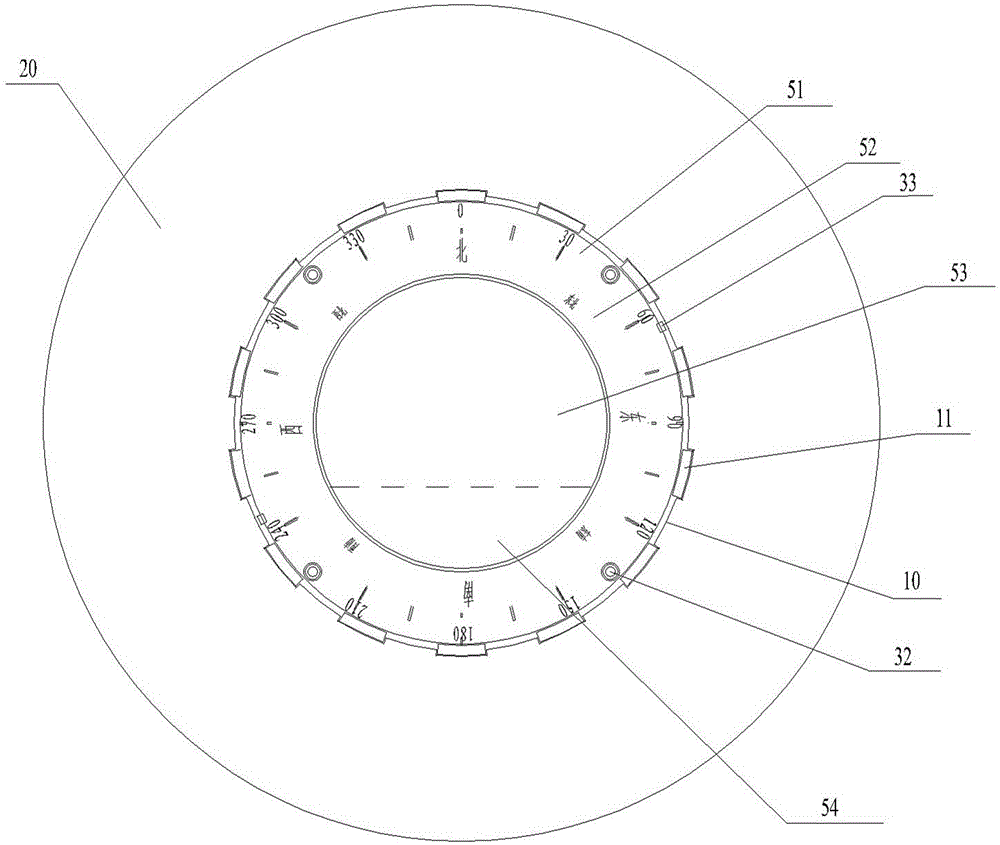 Antitheft well lid with direction indicating function