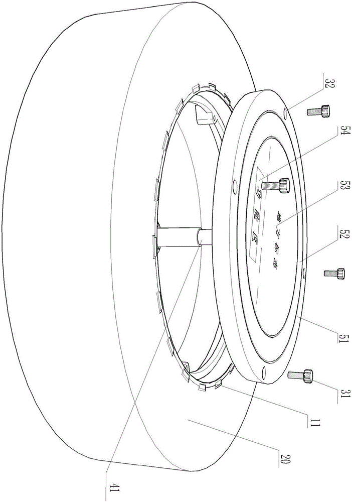 Antitheft well lid with direction indicating function