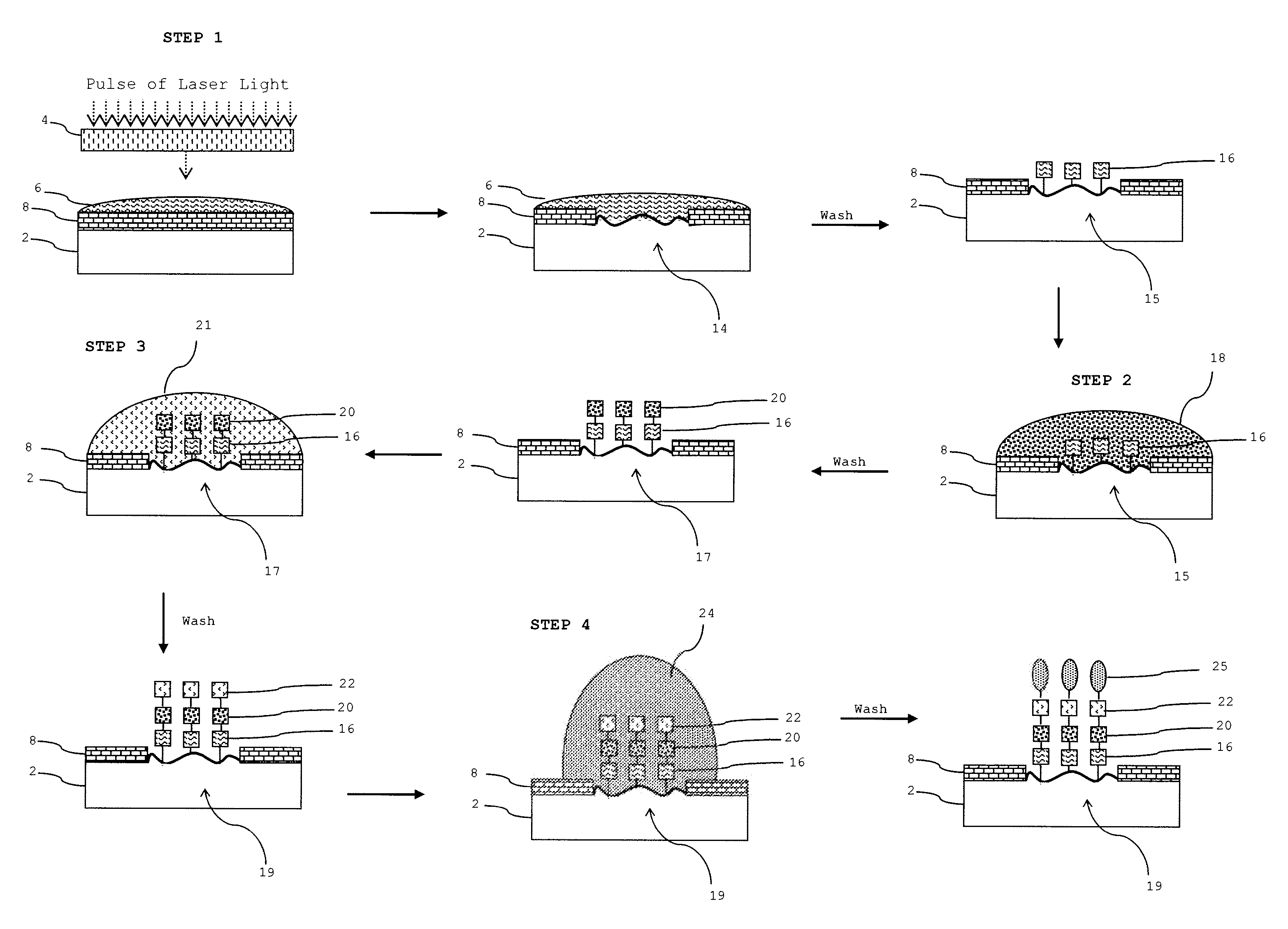 Laser Modification and Functionalization of Substrates