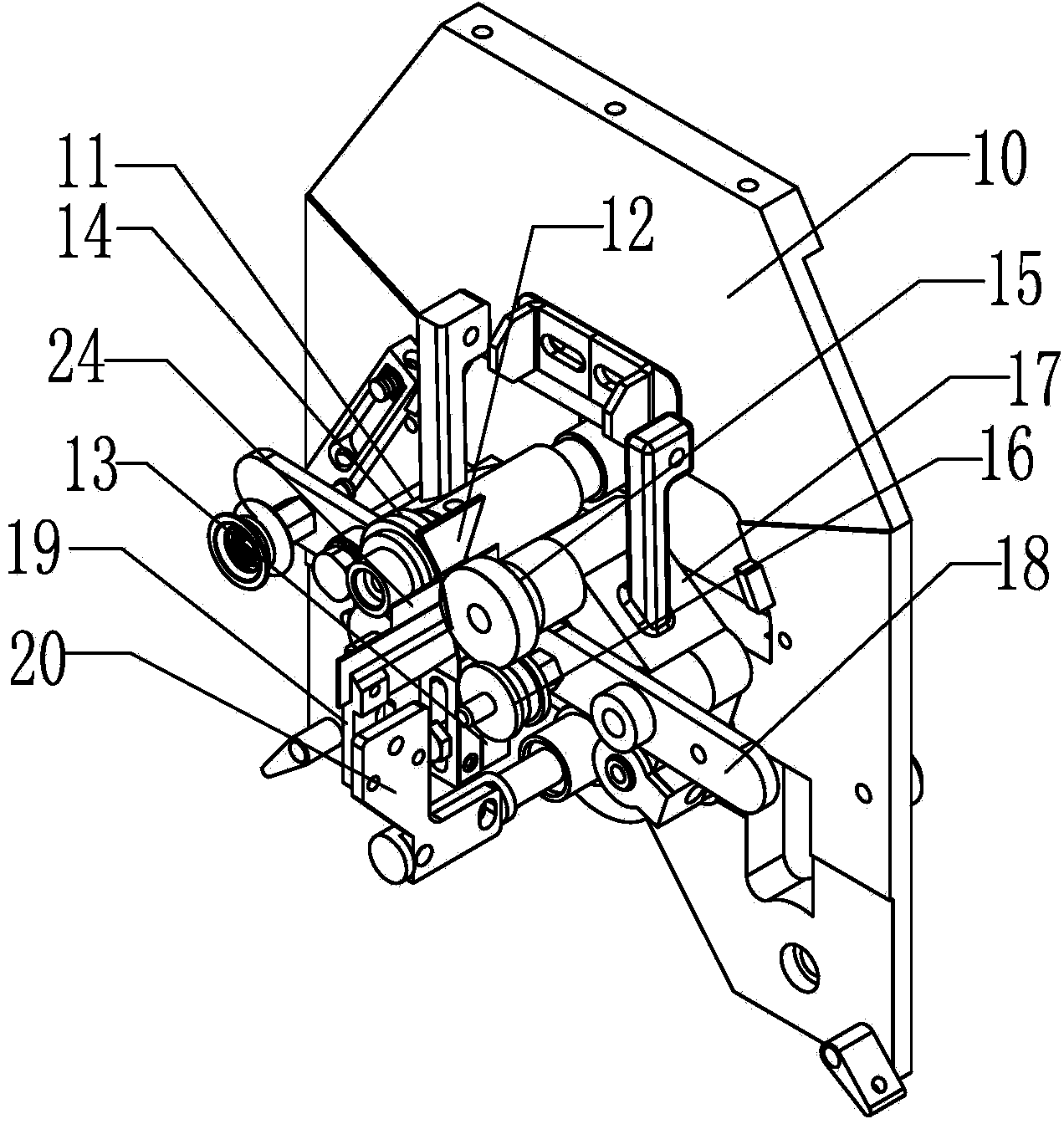 Chenille spinning machine