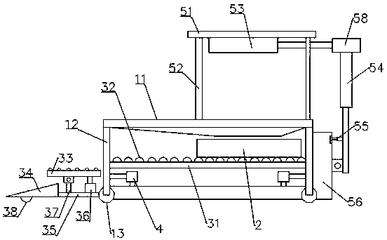 Picking-up device for table tennis balls