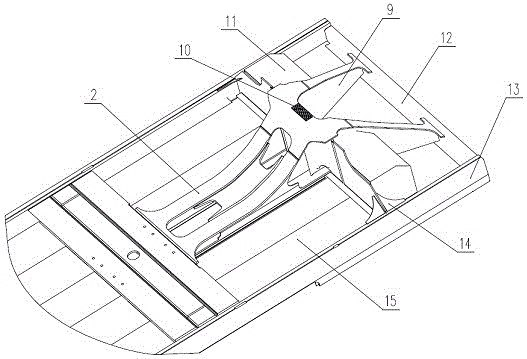 Underframe structure of a rail vehicle body