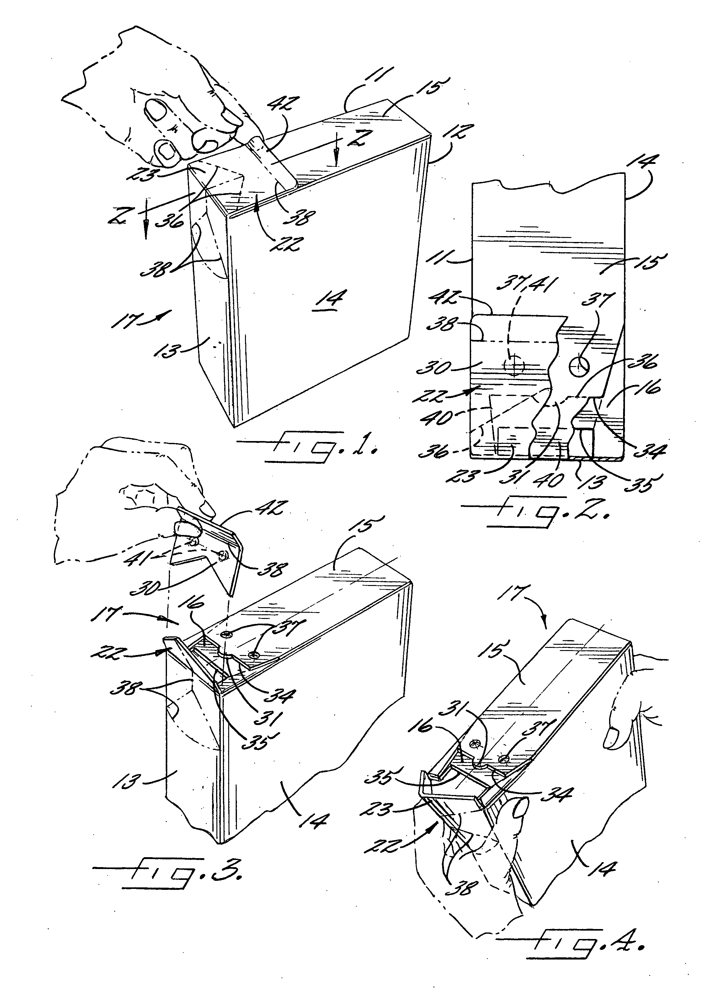 Blank capable of forming a container having an integral pour spout