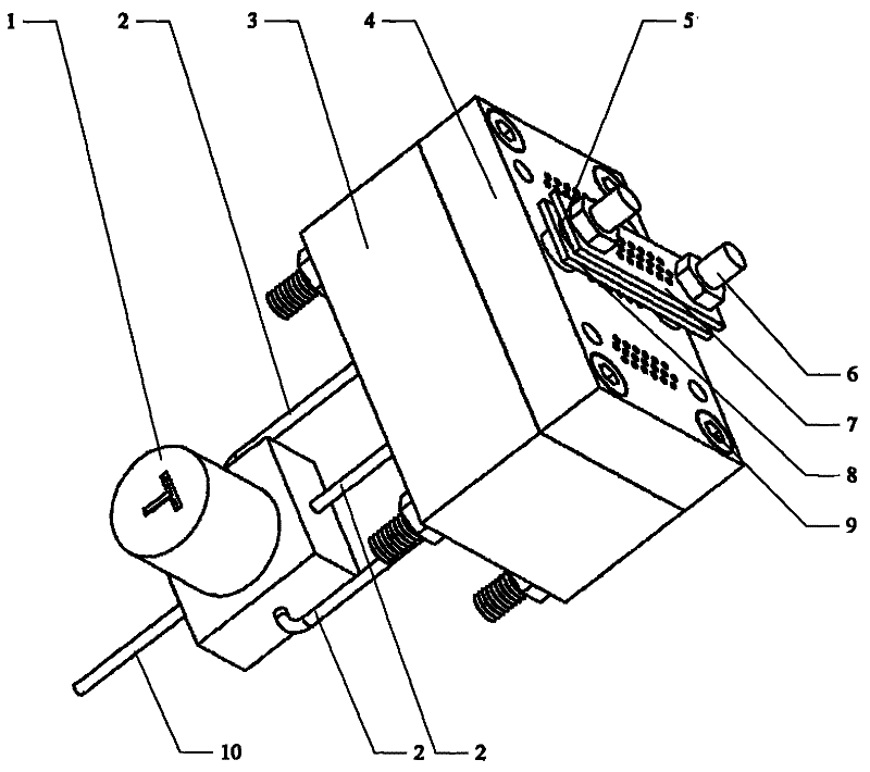 Hole type multi-cavity colloid thrustor