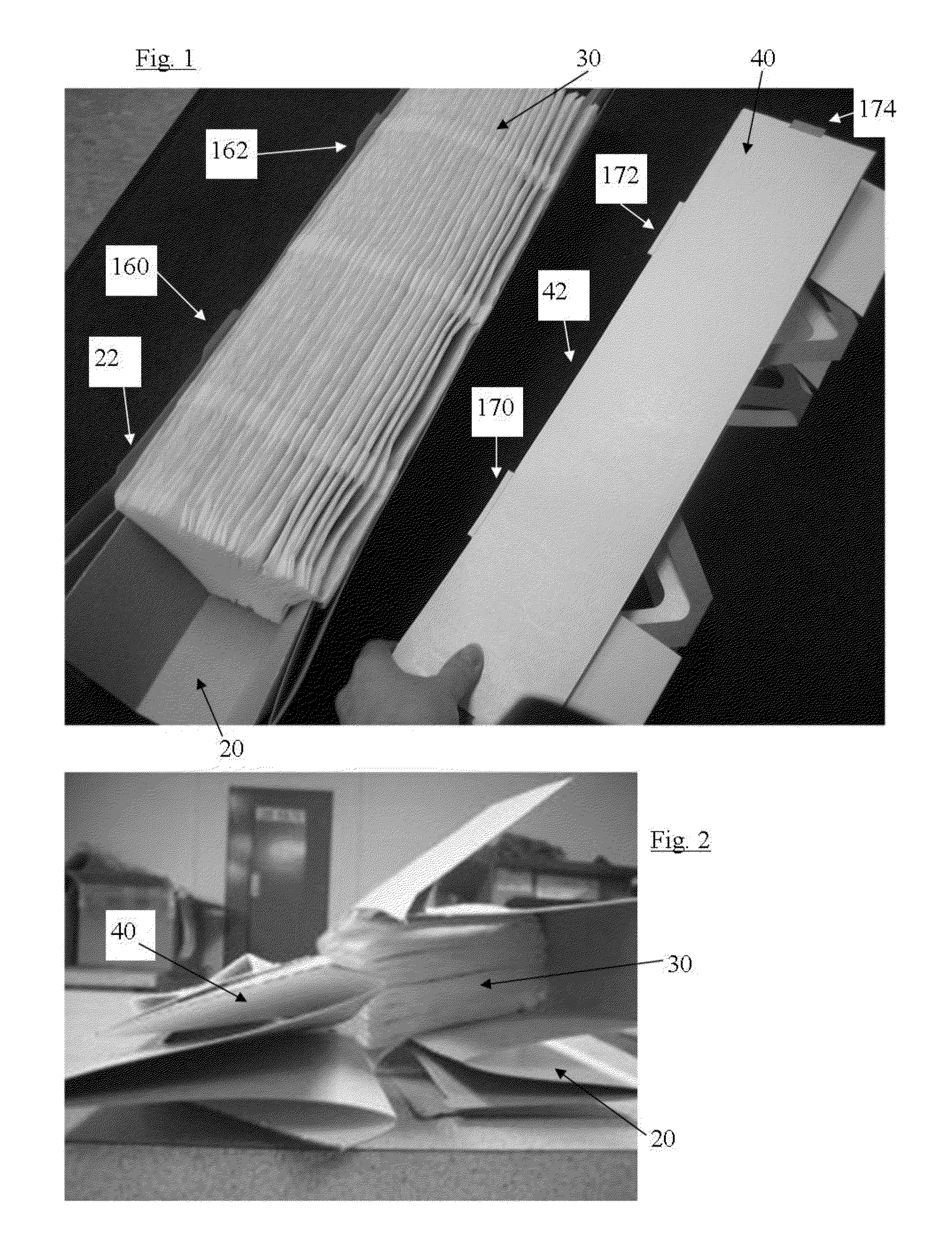 Collapsible pleated filter and frame