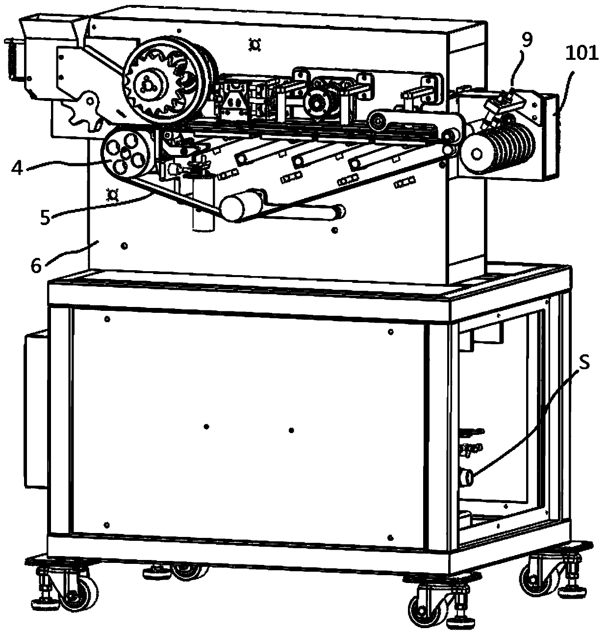 Article transfer assembly and processing device