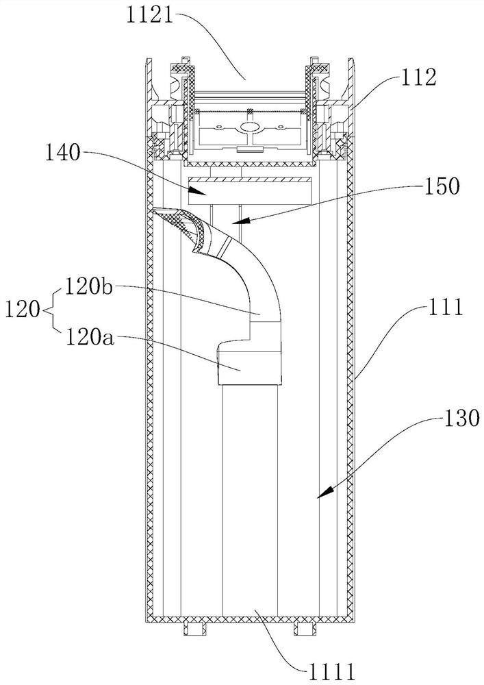 Sewage tank and scrubber