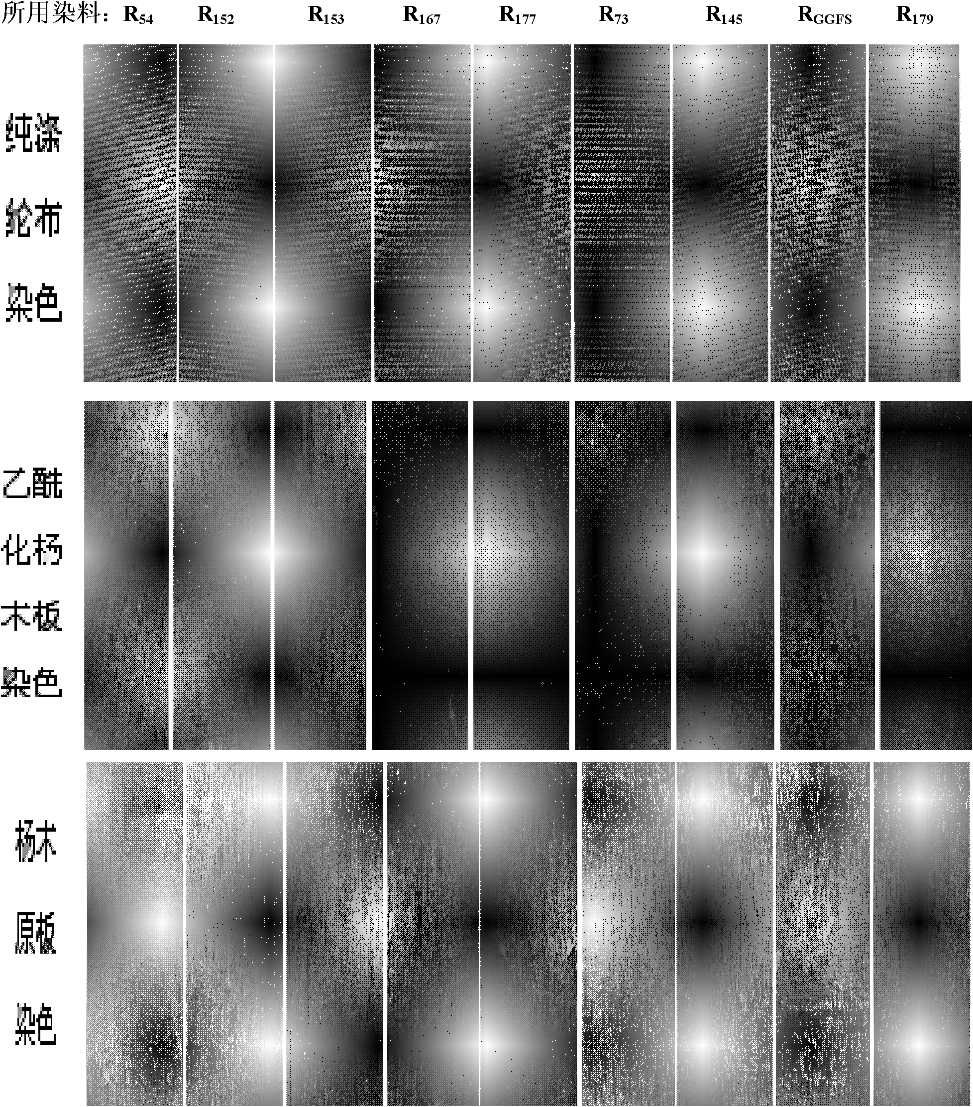 Red washable timber and preparation method thereof