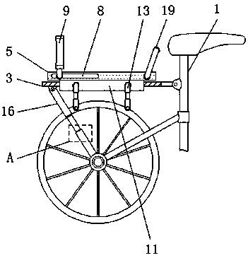 Multipurpose vibration damping bicycle rear seat capable of preventing falling of load