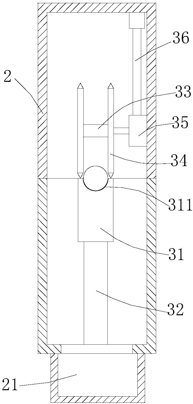 High-altitude wire foreign body removal vehicle