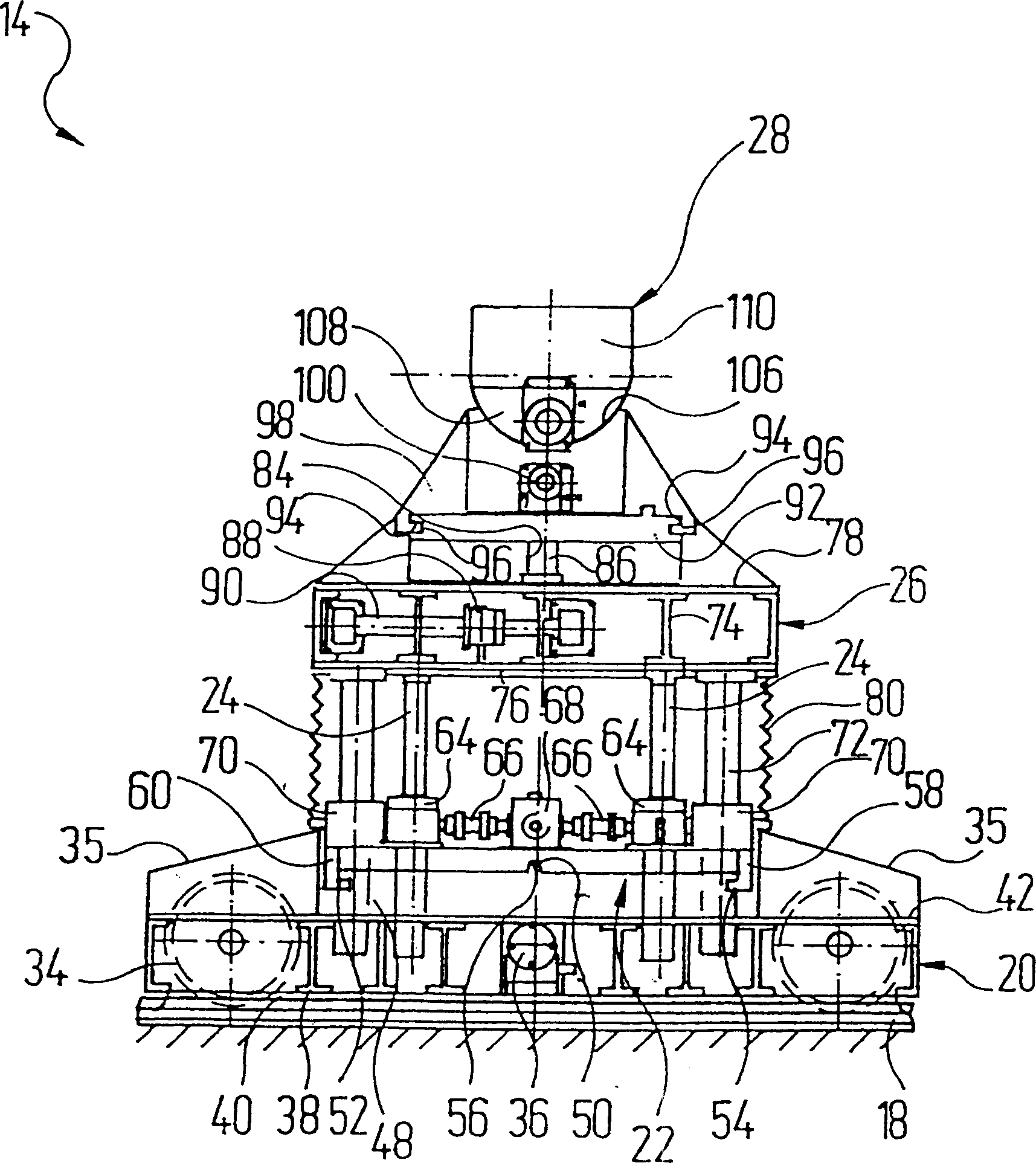 Unit for production of track elements