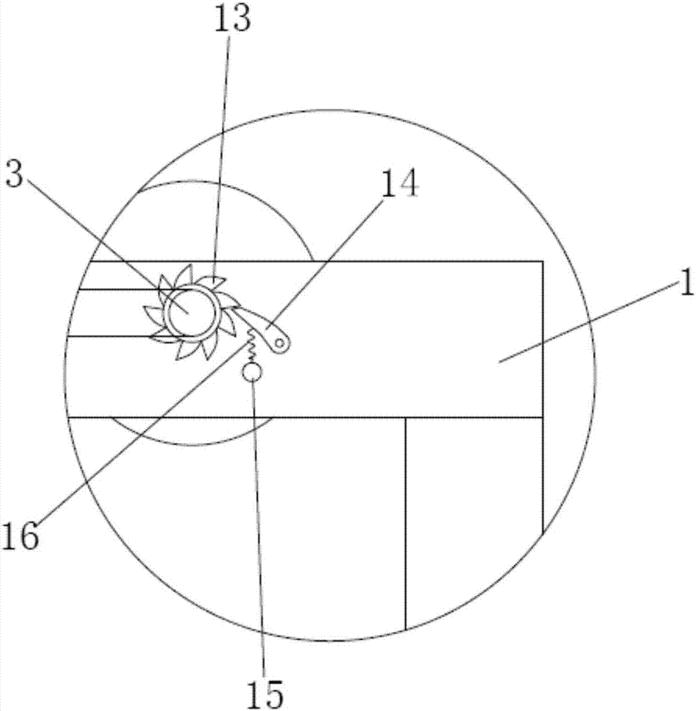 Tile blank positioning and aligning device having counting function