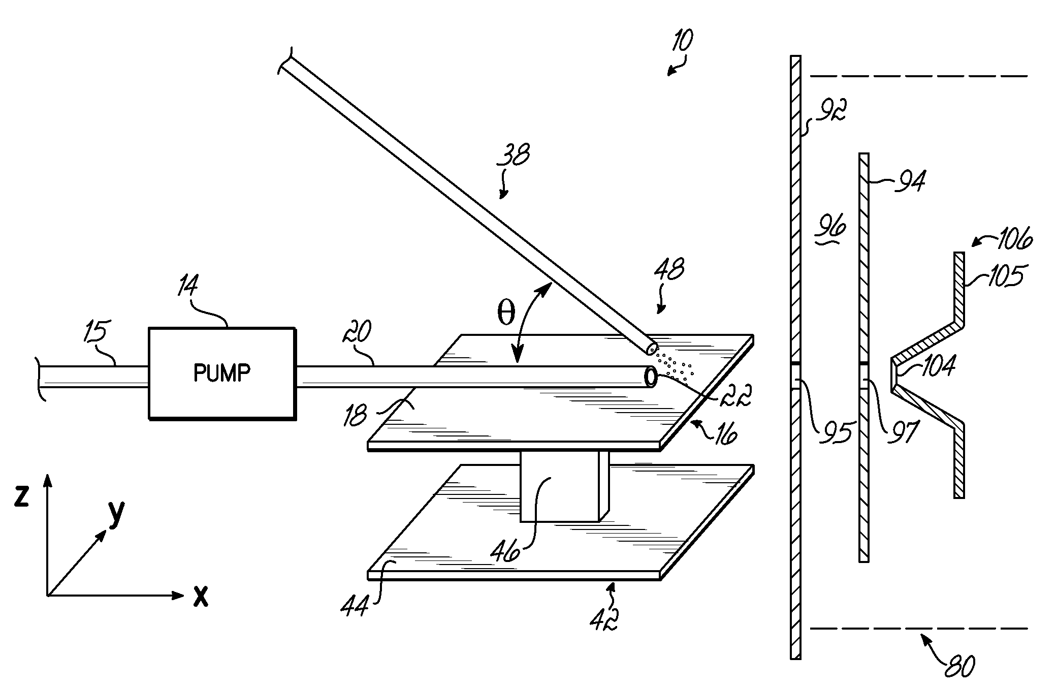 Method and apparatus of liquid sample-desorption electrospray ionization-mass specrometry (ls-desi-ms)