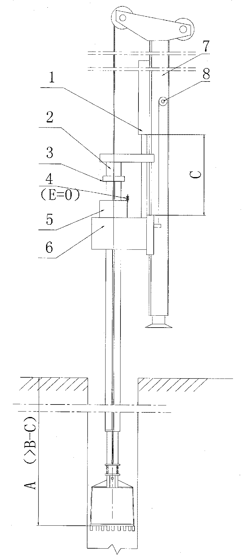 Alarming method and device for preventing drilling rod-dropping accident of rotary digging drill rig