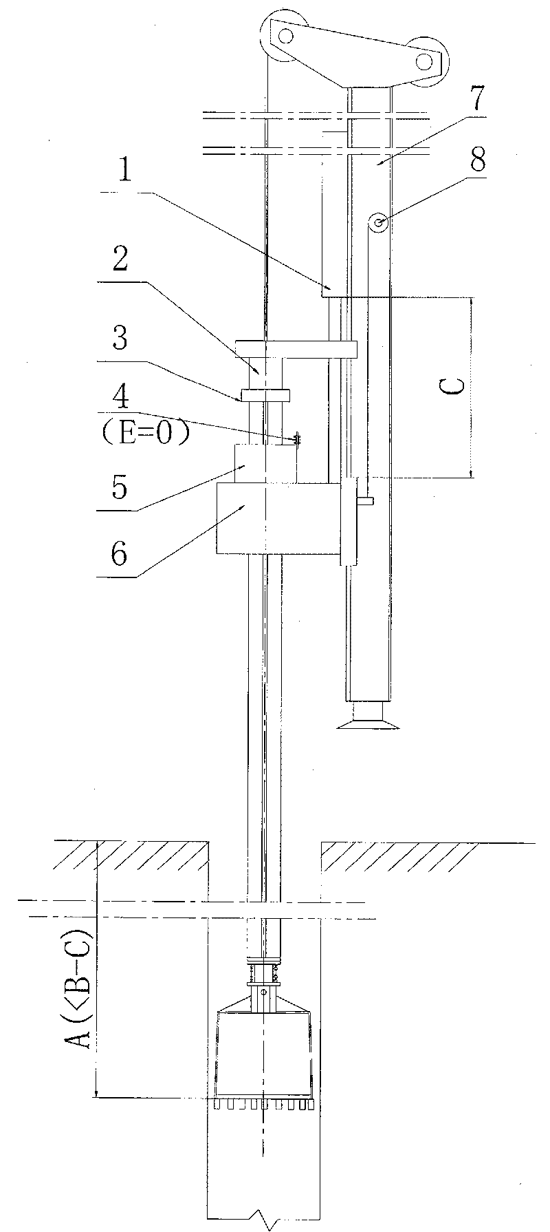 Alarming method and device for preventing drilling rod-dropping accident of rotary digging drill rig