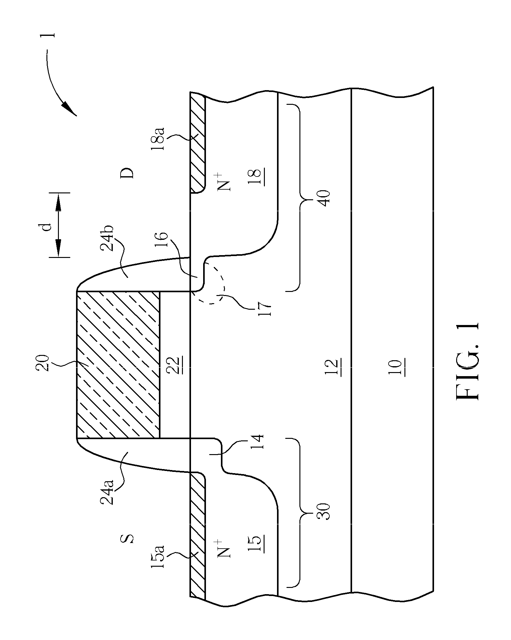 Input/output electrostatic discharge device with reduced junction breakdown voltage