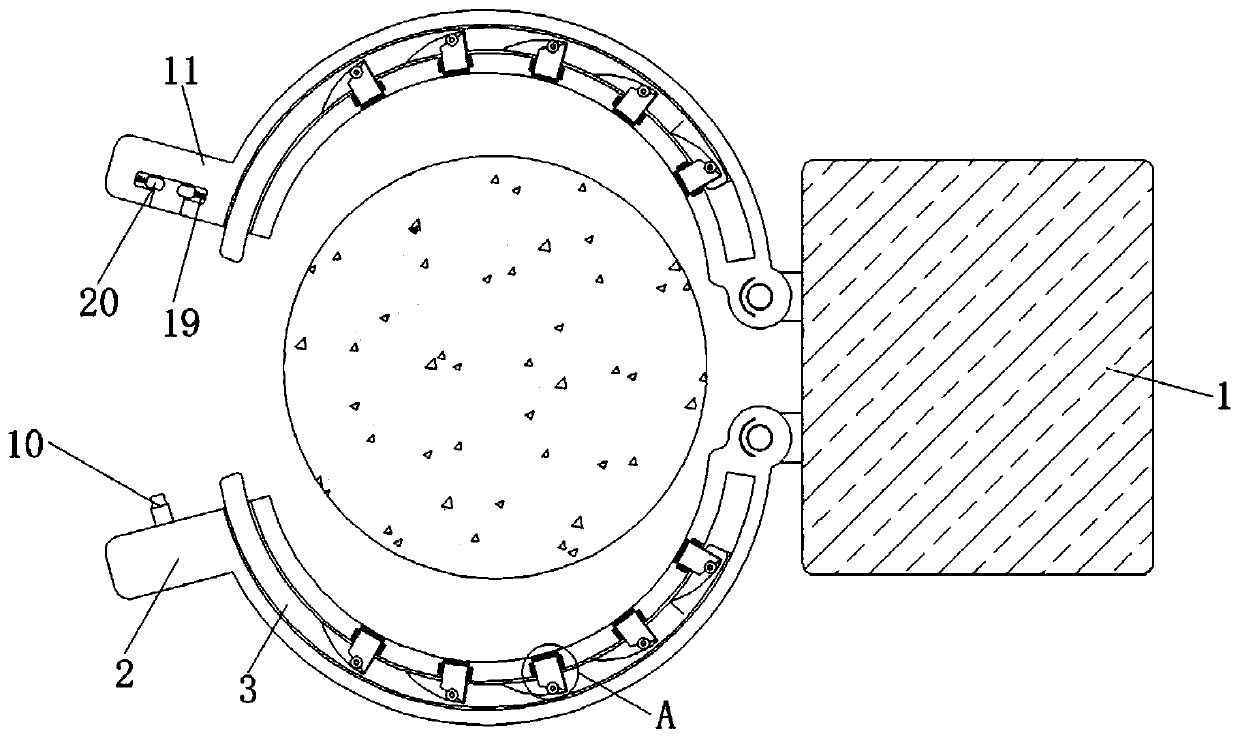 Convenient-to-dismount and anti-slipping fixing device for data collection terminal