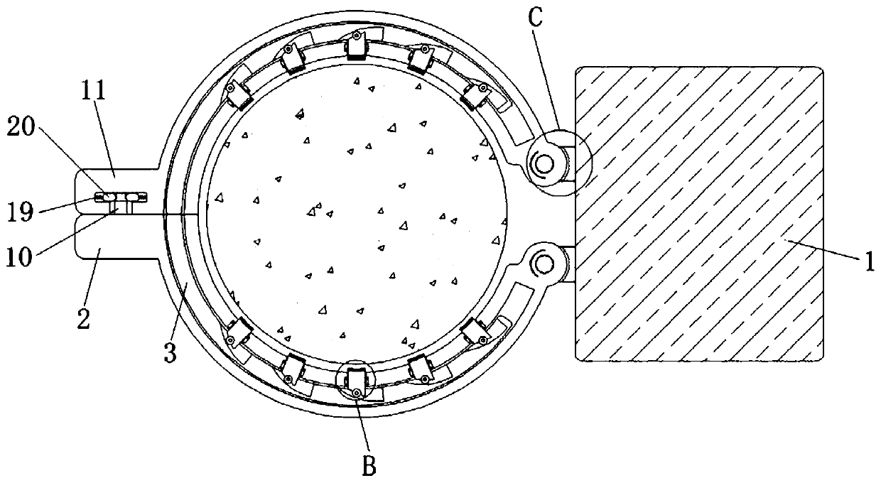 Convenient-to-dismount and anti-slipping fixing device for data collection terminal