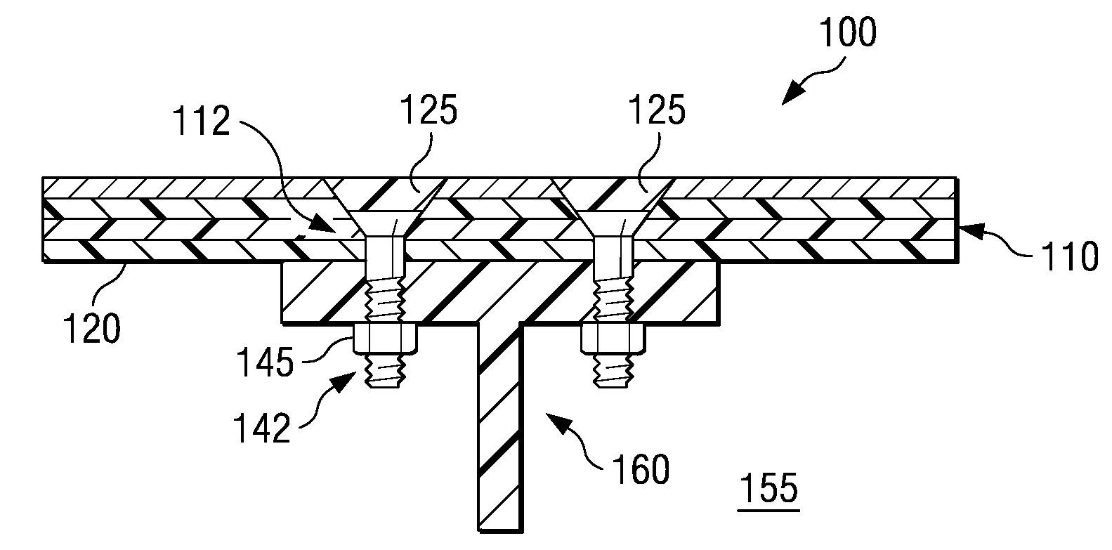 Lightning protection system for an aircraft composite structure