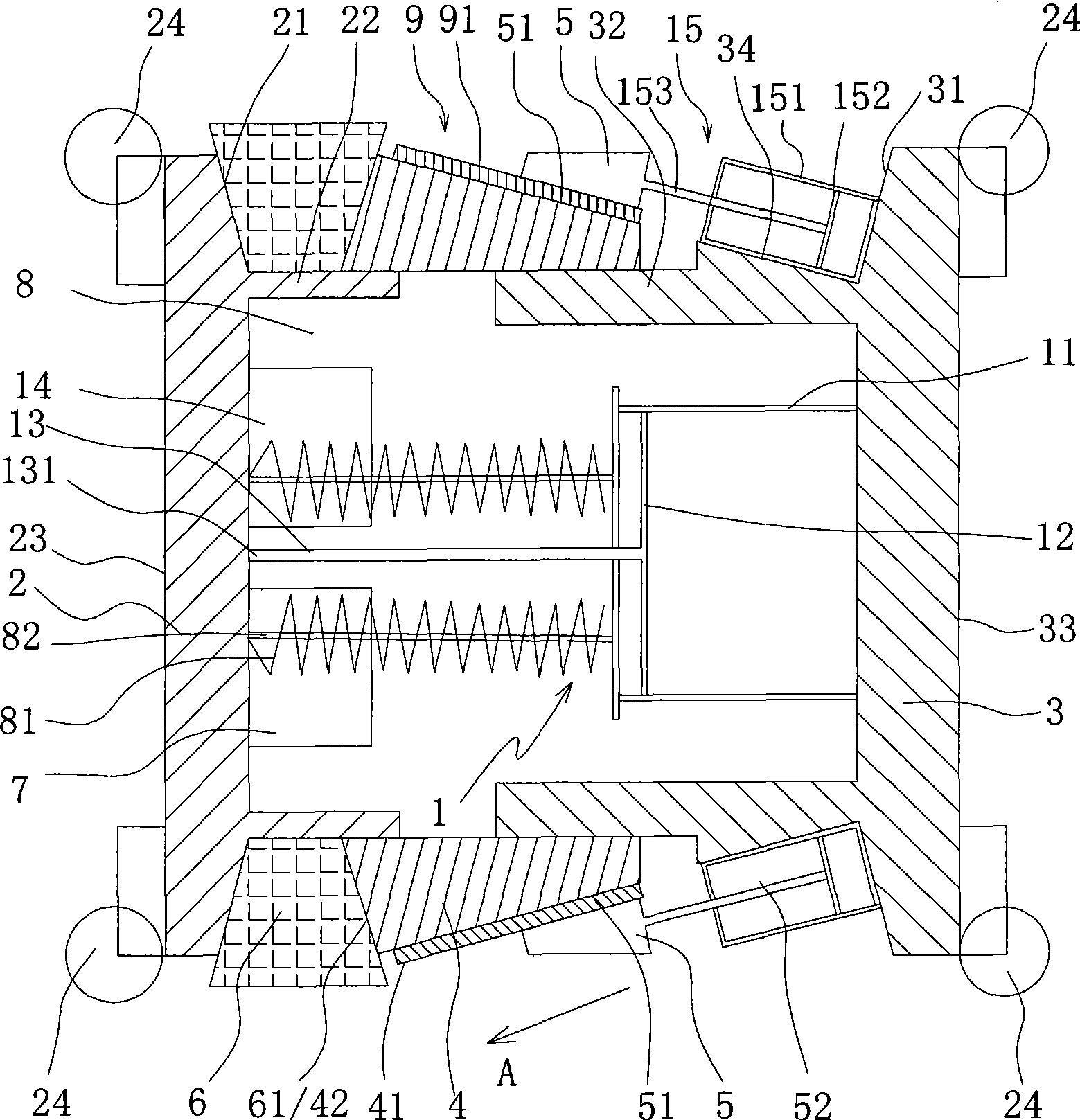 Intelligent plugging device in tube