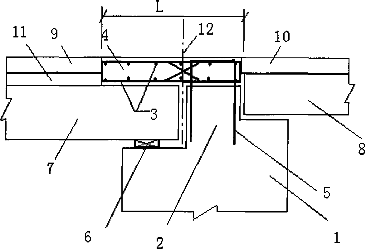 Method for rebuilding simply-supported beam bridge into semi-integral bridge abutment beam