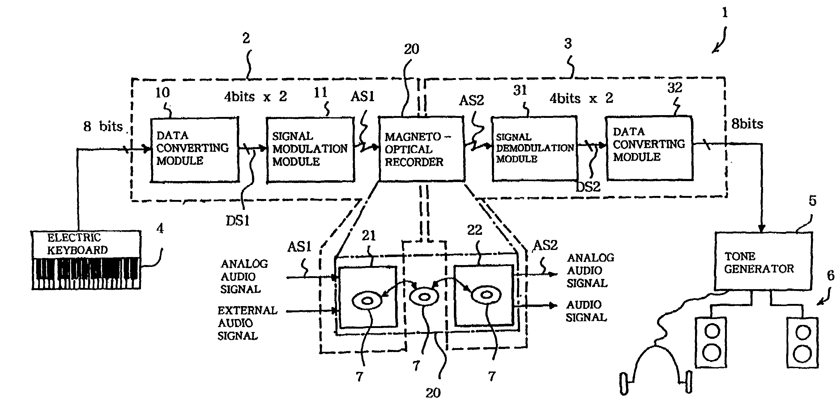 Method for recording asynchronously produced digital data codes, recording unit used for the method, method for reproducing the digital data codes, playback unit used for the method and information storage medium