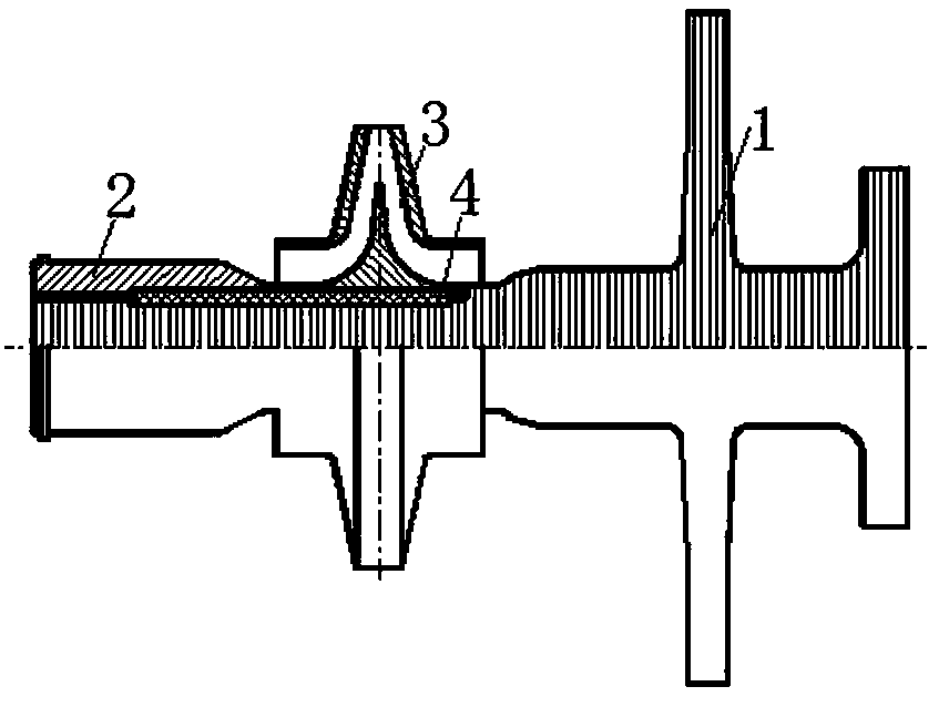 Disassembly process of rotor parts