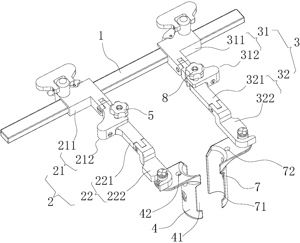 Vertebra operation channel system