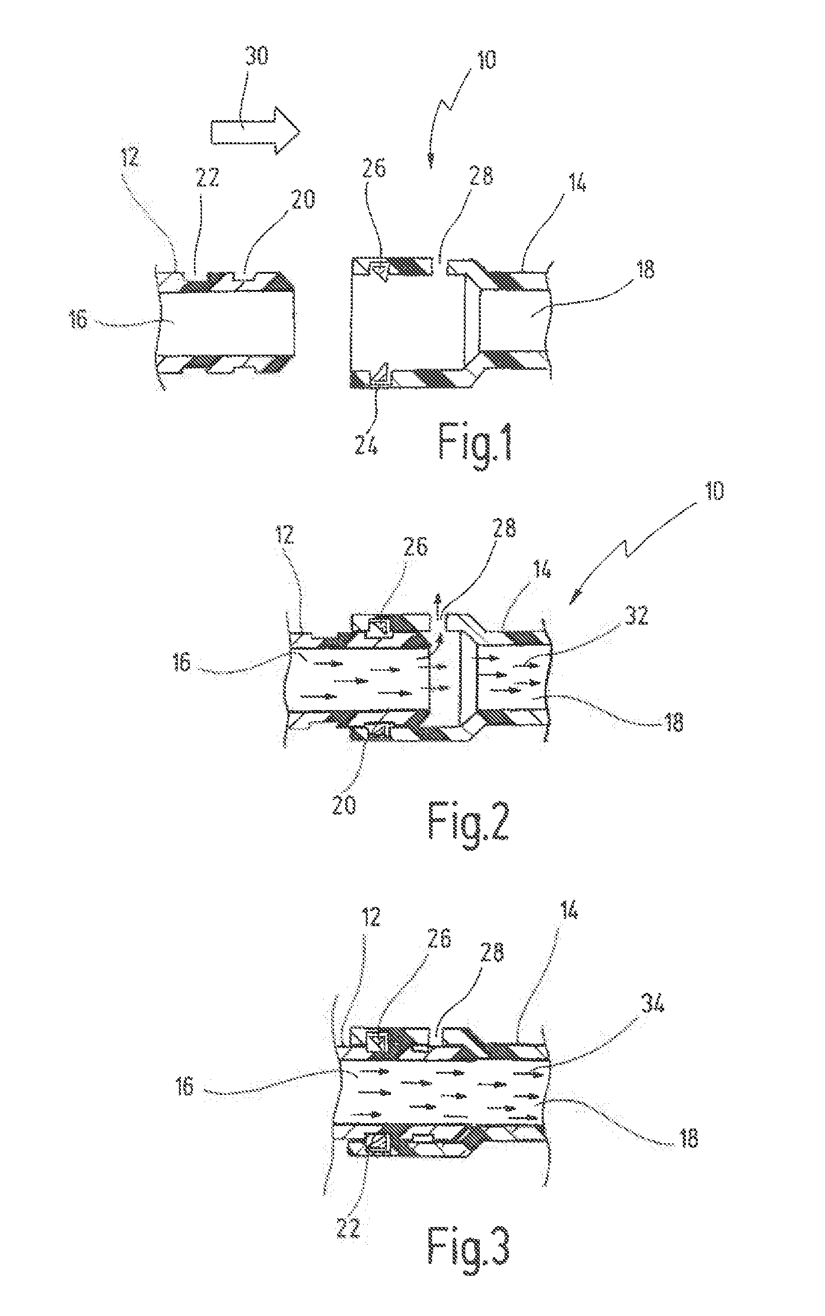 Coupling for tubular elements