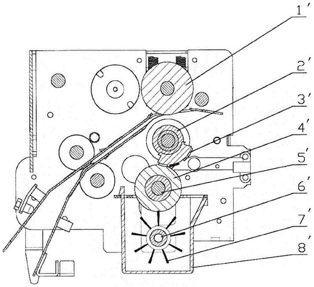 Printing oil mechanism and rolling stamping and stamping device having the same