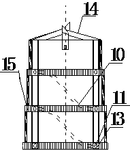 A drillable bolt device and construction method capable of realizing cross anchorage