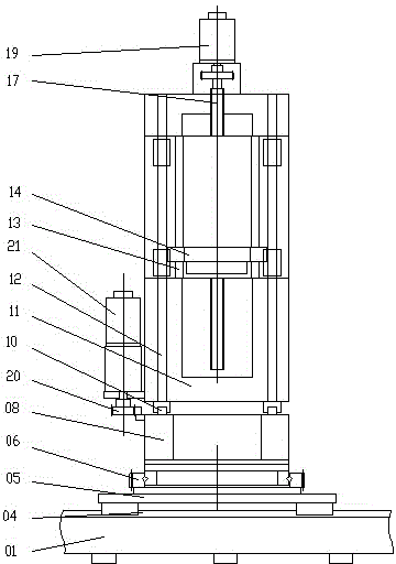 Forklift truck type carrying trolley of flexible manufacturing system